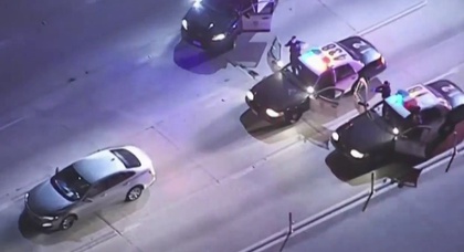 Полиция в США шесть часов преследовала подозреваемого на автомобиле
