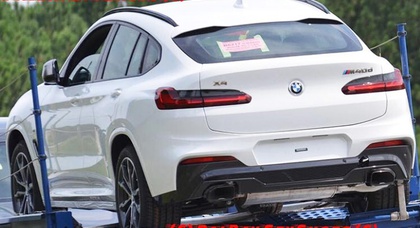 Кроссовер BMW X4 замечен без камуфляжа