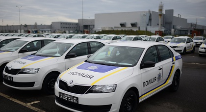 Нацполиция получила новые автомобили Škoda
