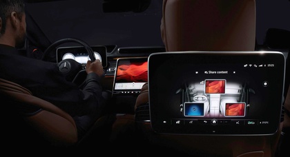 Новый Mercedes-Benz S-Class: до пяти экранов и голосовое управление на 27 языках 