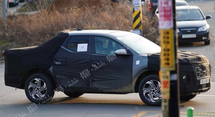 Пикап Hyundai Santa Cruz: новые фото с испытаний 