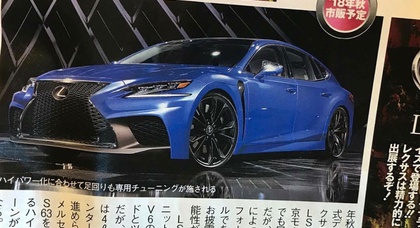 «Заряженный» седан Lexus LS F рассекретили в Японии 