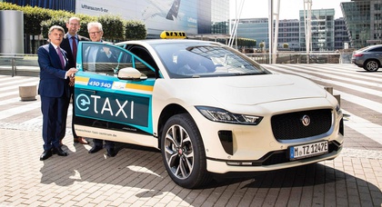 Электрический Jaguar I-Pace стал автомобилем такси в Германии