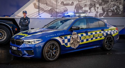 BMW M5 принят на службу в полицию Австралии 