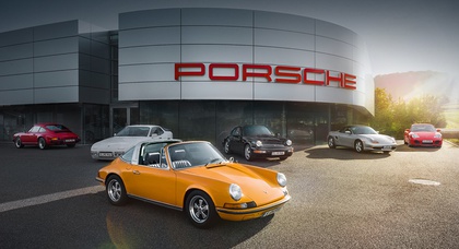Porsche открывает автосалоны классических моделей