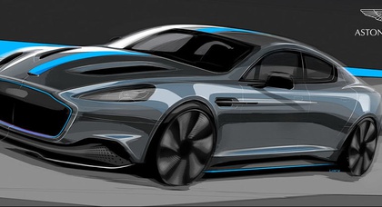 Дебют электрокара Aston Martin RapidE состоится в 2019 году