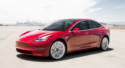 Tesla Model 3 стала наиболее продаваемым электрокаром в Европе   