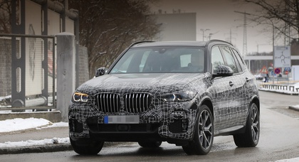 Новый кроссовер BMW X5 заметили во время дорожных тестов
