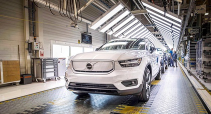 Volvo начала производство нового электрокроссовера