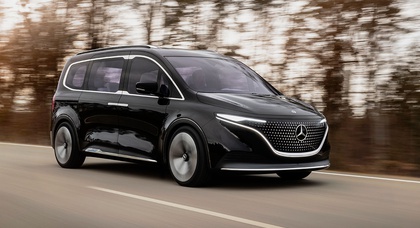 Mercedes-Benz представил пассажирский вэн Concept EQT
