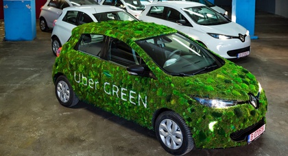 Uber поделился успехами «зеленого» сервиса 