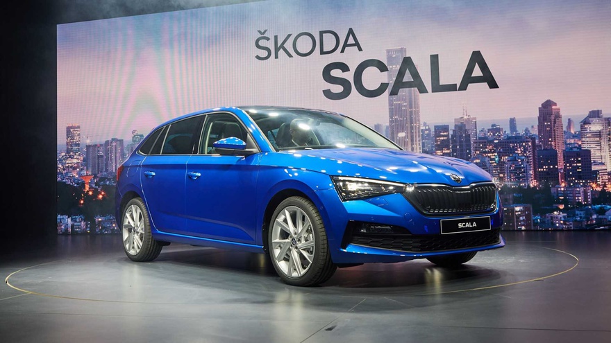 Škoda представила новый хэтчбек Scala 
