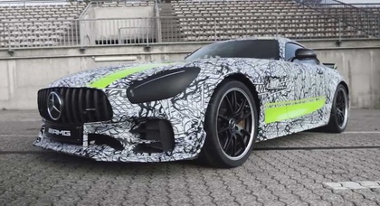 Купе Mercedes-AMG GT R Pro показали на видео 