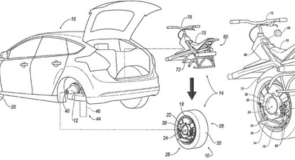 Ford запатентовал колесо-трансформер