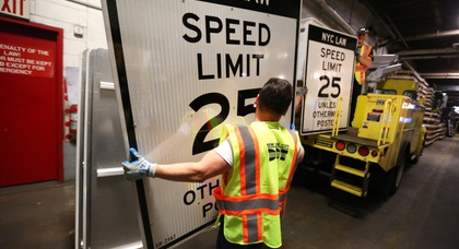 В Нью-Йорке ограничение скорости снижено до 40 км/ч