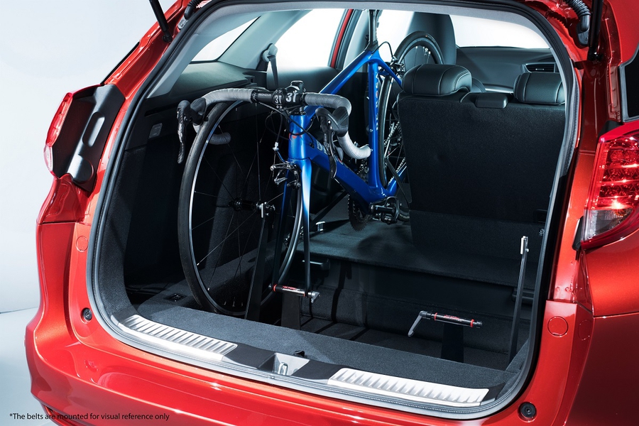 Honda in-car bicycle rack