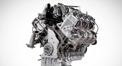 Ford выпустит 7.3-литровый двигатель V8 с двойным турбонаддувом
