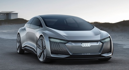 Франкфурт 2017: концепты Aicon и Elaine рассказали у будущих беспилотниках Audi