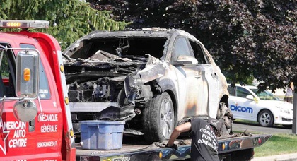 Кроссовер Hyundai Kona Electric взорвался в гараже 