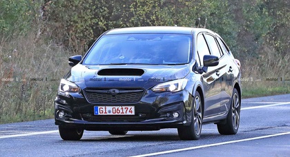 Новый Subaru Levorg впервые замечен на тестах