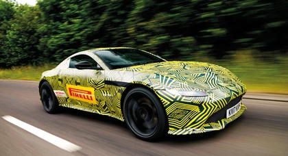 Закамуфлированное купе Aston Martin Vantage нового поколения показали на фото