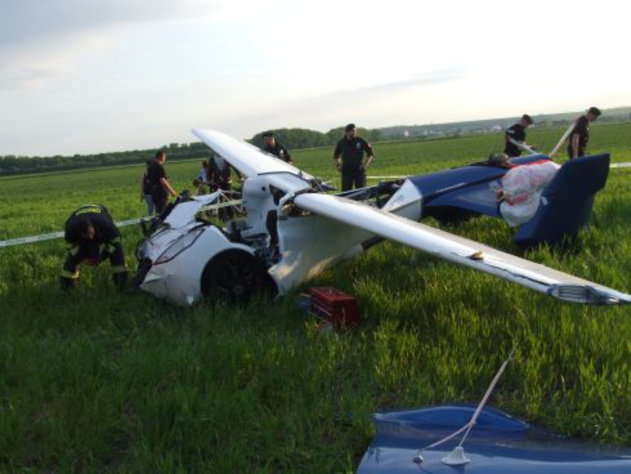 Aeromobil 3.0 Crash