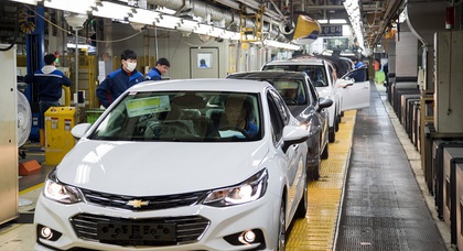 General Motors закрывает завод в Южной Корее. Предприятие выпускает Chevrolet Cruze и Orlando