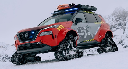 Nissan X-Trail Mountain Rescue: Гусеничный вездеход 4x4