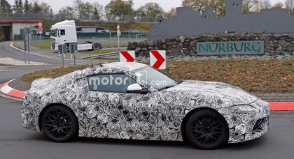 Новые Toyota Supra и BMW Z4 замечены на Нюрбургринге