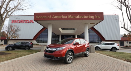 Honda начала выпускать кроссовер CR-V нового поколения 