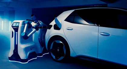 Роботы Volkswagen для зарядки электромобилей перешли в стадию прототипов