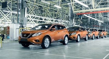 Nissan Murano третьего поколения начали собирать в Санкт-Петербурге