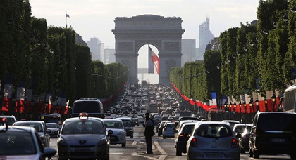 В Париже ввели скоростное ограничение 30 км/ч