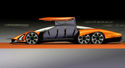 Hennessey разрабатывает шестиколесный электромобиль с запасом хода 1000 км