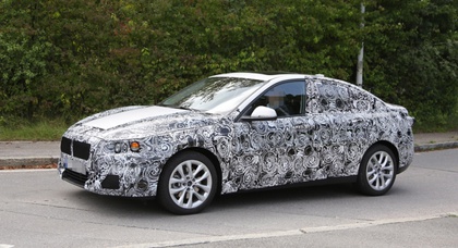 BMW начало тестирование седана BMW первой серии