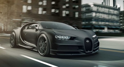 У гиперкара Bugatti Chiron появится «черная» версия стоимостью три миллиона евро 