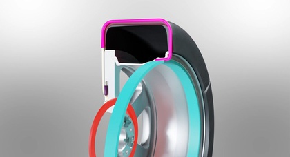 Hyundai и Kia разрабатывают колесо с интегрированной цепью противоскольжения