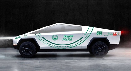 Пикап Tesla «примут на службу» в полицию Дубая 
