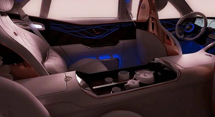 В салоне нового концепта Mercedes-Maybach будет чайный сервиз