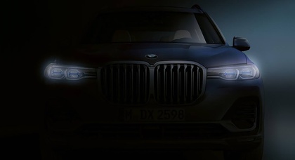 BMW опубликовала первый официальный тизер нового кроссовера X7