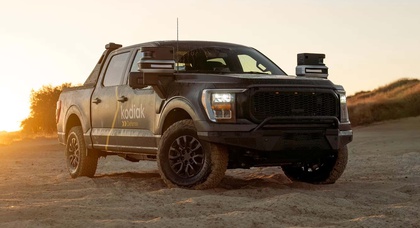 This self-driving Ford F-150 is being developed for military use