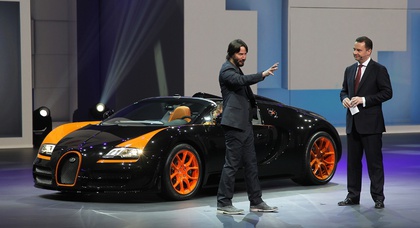 Шанхай-2013: Bugatti представила Киану Ривза