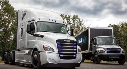 Daimler представил два новых электрических грузовика‍ под брендом Freightliner