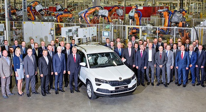 Кроссовер Škoda Karoq встал на конвейер в Чехии