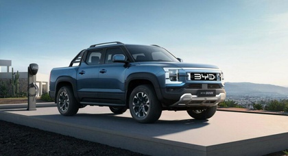 BYD Shark PHEV pickup debuts in Mexico, combining 430+ horsepower with a karaoke machine
