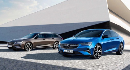 Обновленный Opel Insignia: подкорректированная внешность и новые фары 