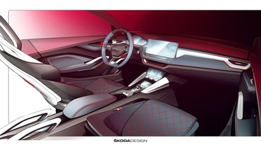 Škoda показала салон концепт-кара Vision RS