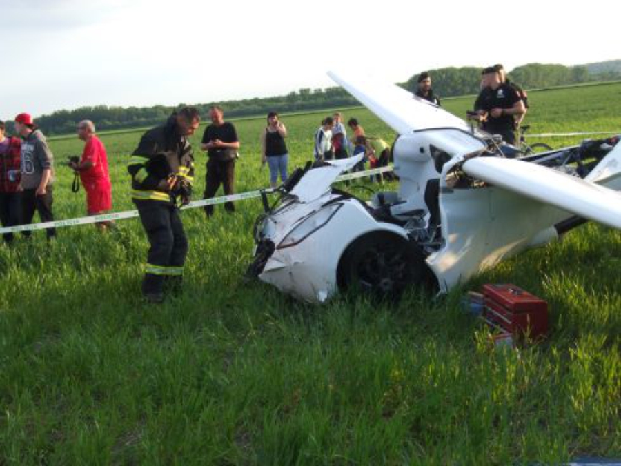 Aeromobil 3.0 Crash