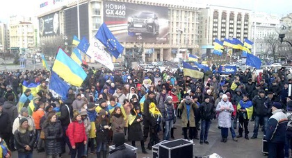 Власти Киева советуют объезжать Евромайдан 
