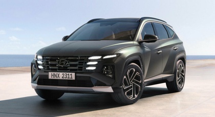 Hyundai Tucson 2025 показал обновленный внешний вид и новый интерьер
